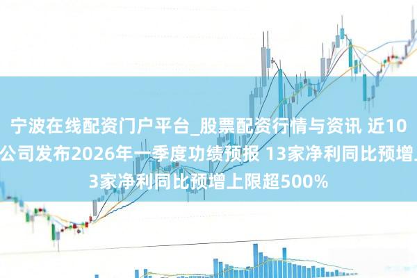 宁波在线配资门户平台_股票配资行情与资讯 近100家A股上市公司发布2026年一季度功绩预报 13家净利同比预增上限超500%
